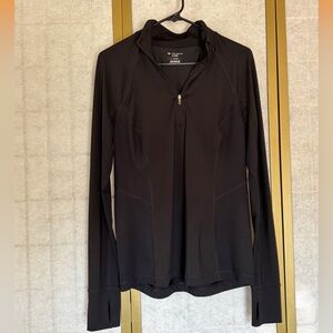 tek gear Black Long-Sleeve Quarter-Zip Athletic Pullover